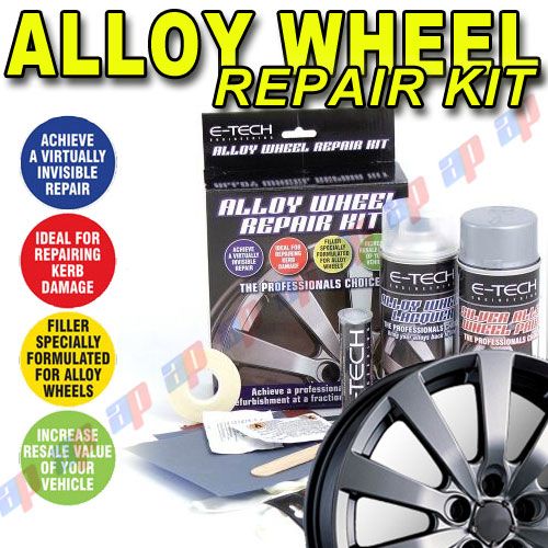 ETech Alloy Wheel Scratch Kerb Repair Kit Audi
